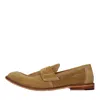 Jp/david Man Loafers Camel Size 12 Fallow Deerskin In Marrone Marroni