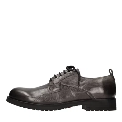 Jp/david Flat Shoes Grey In Grigio Neri E Grigi