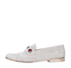 Jp/david Flat Shoes White In Bianco Chiari E Naturali