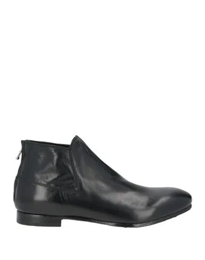 Jp/david Man Ankle Boots Black Size 8 Leather
