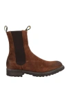 Jp/david Man Ankle Boots Brown Size 11 Leather In Brown