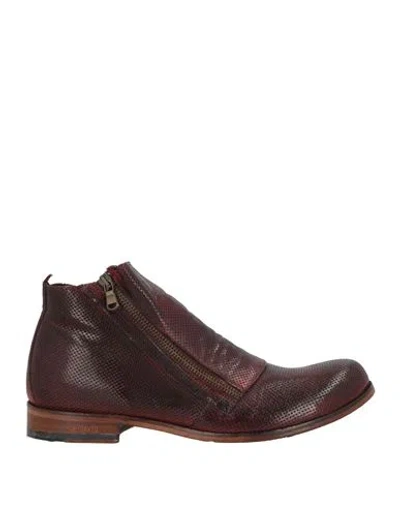 Jp/david Man Ankle Boots Chocolate Brown Size 9 Leather