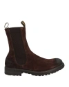 Jp/david Man Ankle Boots Cocoa Size 9 Soft Leather In Brown