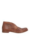 Jp/david Man Ankle Boots Tan Size 9 Leather In Brown