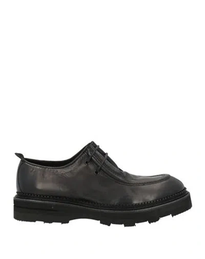 Jp/david Man Lace-up Shoes Black Size 10 Leather