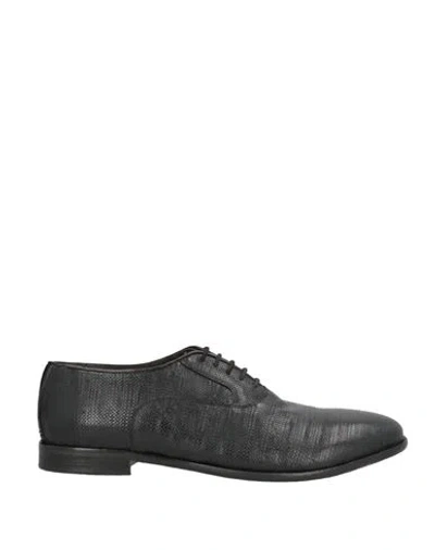 Jp/david Man Lace-up Shoes Black Size 11 Leather