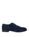 Jp/david Man Lace-up Shoes Blue Size 6 Leather