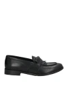 Jp/david Man Loafers Black Size 8 Leather In Black