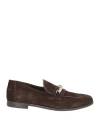 Jp/david Man Loafers Chocolate Brown Size 9 Leather