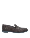 Jp/david Man Loafers Dark Brown Size 6 Leather