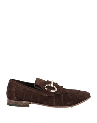 Jp/david Man Loafers Dark Brown Size 9 Leather