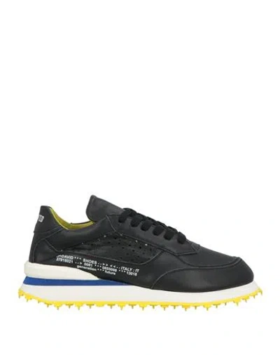 Jp/david Man Sneakers Black Size 9 Leather