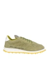 Jp/david Man Sneakers Sage Green Size 11 Leather In Green