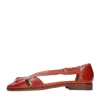 Jp/david Flat Shoes Brown In Marrone Marroni