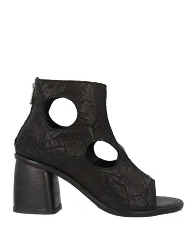 Jp/david Woman Ankle Boots Black Size 11 Leather