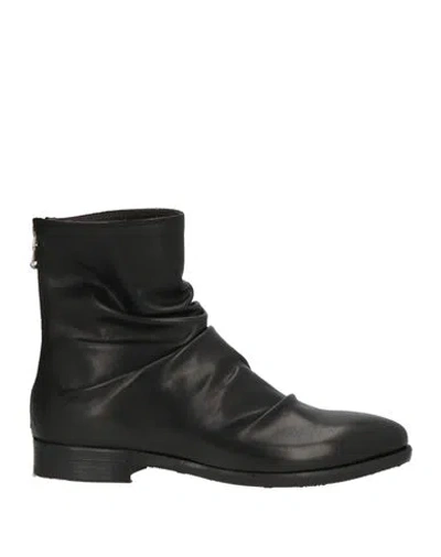 Jp/david Woman Ankle Boots Black Size 7 Leather