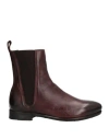 Jp/david Woman Ankle Boots Dark Brown Size 7 Soft Leather In Brown