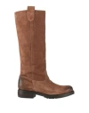 Jp/david Woman Boot Brown Size 7 Leather In Brown
