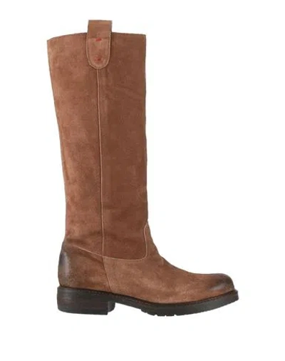 Jp/david Woman Boot Brown Size 7 Leather