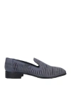 Jp/david Woman Loafers Navy Size 10 Leather