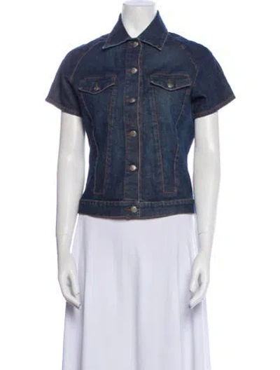 Pre-owned Jpg Jeans Vintage 1990's Denim Jacket In Blue