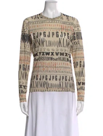 Pre-owned Jpg Jeans Vintage 1990's Top In Neutral