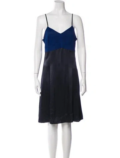 Pre-owned Jpg Jeans Vintage Midi Length Dress In Blue