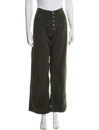 Pre-owned Jpg Jeans Vintage Wide Leg Pants In Green