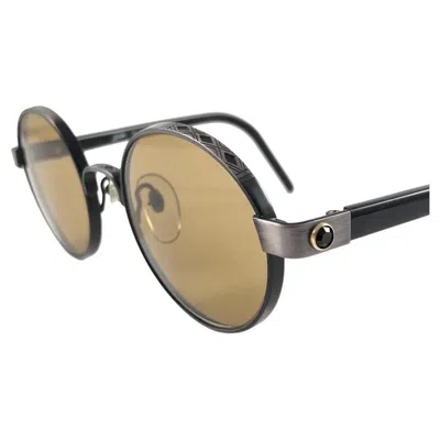 Pre-owned J.p.g. New Jean Paul Gaultier 56 9274 Round Space Grey & Brown Lenses 1990's Japan In Gray