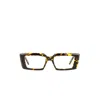 Jplus Keira Rectangular Tortoiseshell Acetate Eyeglasses In Brown