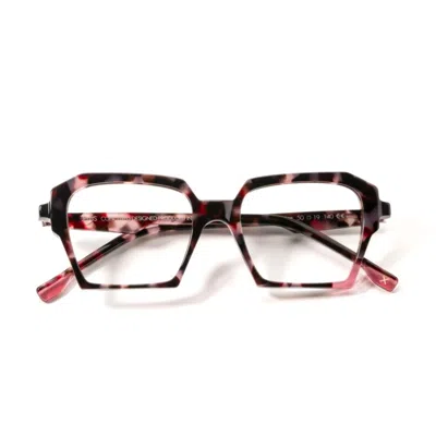 Jplus Tala Oversized Tortoiseshell Square Frame Sunglasses In Pink