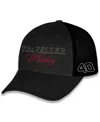 Jr Motorsports Official Team Apparel Men's Black Justin Allgaier Traveler Whiskey Sponsor Adjustable Hat