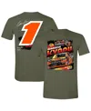 Jr Motorsports Official Team Apparel Men's Green Carson Kvapil Bass Pro Shops Car T-shirt In Green