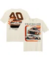 Jr Motorsports Official Team Apparel Men's Natural Justin Allgaier Traveller Whiskey Car T-shirt In Natural