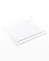 Jr William Core Collection Large Acrylic Tray In Hamptons White