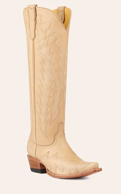 Jrc & Sons Women's Nancy Camel Snip Toe Tall Cowboy Boots In Brown