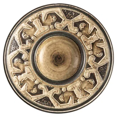 Pre-owned Jørgen Mogensen Mid-century Porcelain Dish By  For Royal Copenhagen 1960s In Brown