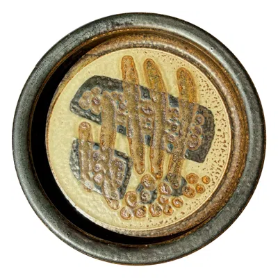 Pre-owned Jørgen Mogensen Stoneware Vide-poche Dish, Mid-century Modern, 1960s In Brown