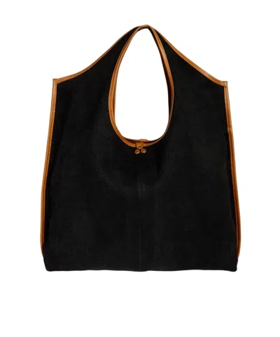 Jérôme Dreyfuss Double Handle Shoulder Bag In Black
