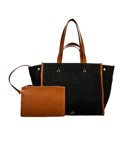 Jérôme Dreyfuss Double Handle Shoulder Bag In Black