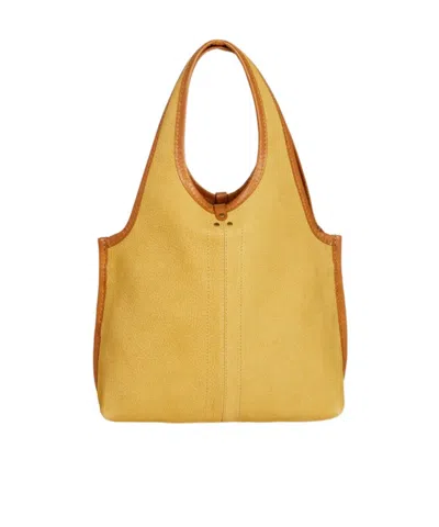 Jérôme Dreyfuss Double Handle Shoulder Bag In Yellow