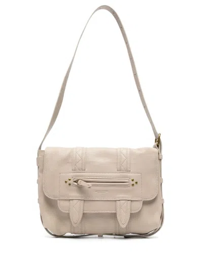 Jérôme Dreyfuss Ecru Joe Shoulder Bag In White
