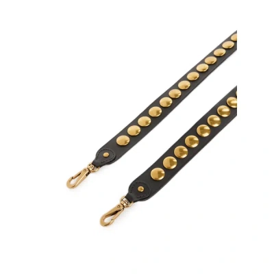 Jérôme Dreyfuss Festival Leather Shoulder Strap In Gold