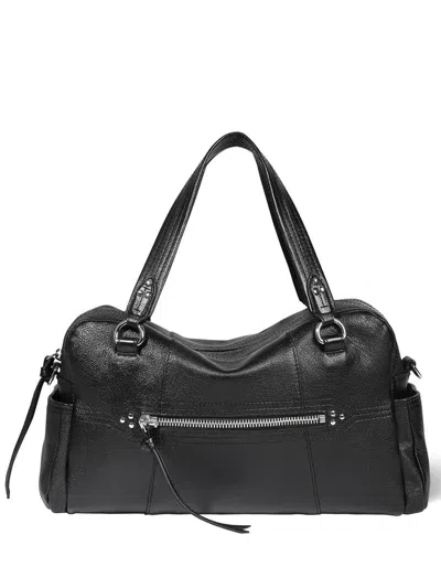 Jérôme Dreyfuss Jerome Dreyfuss Lucky Bowling Bag In Noir Silver