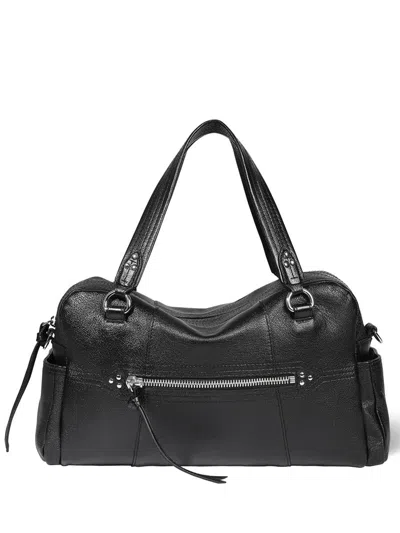 Jérôme Dreyfuss Jerome Dreyfuss Lucky Bowling Bag In Noir Silver