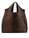 Jérôme Dreyfuss Leopard Print Paco Tote Bag In Léo Chamois