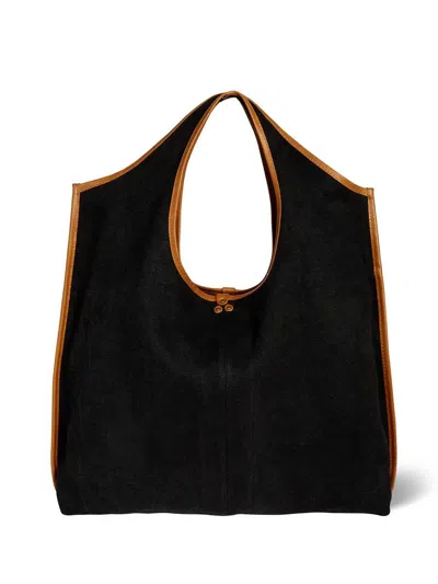 Jérôme Dreyfuss Jerome Dreyfuss Paco Tote Bag In Lin Noir
