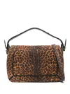 Jérôme Dreyfuss Bolsa De Hombro In Imprimé Leopard Naturel