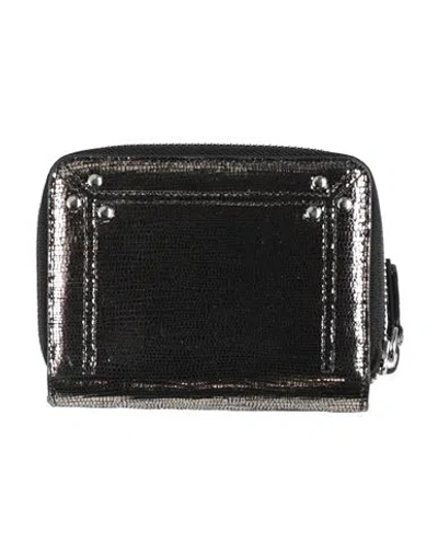 Jérôme Dreyfuss Woman Wallet Bronze Size - Goat Skin, Lambskin In Yellow