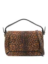 Jérôme Dreyfuss Pepito Large Shoulder Bag In Leopard Print